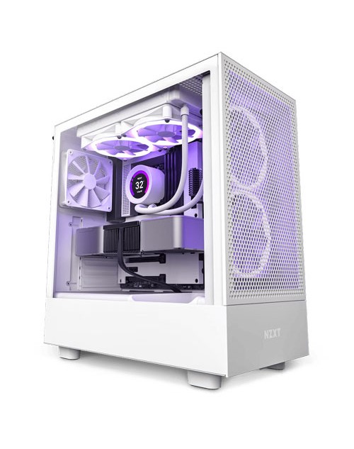 NZXT H5 (2023) Flow Edition ATX Mid Tower White Case